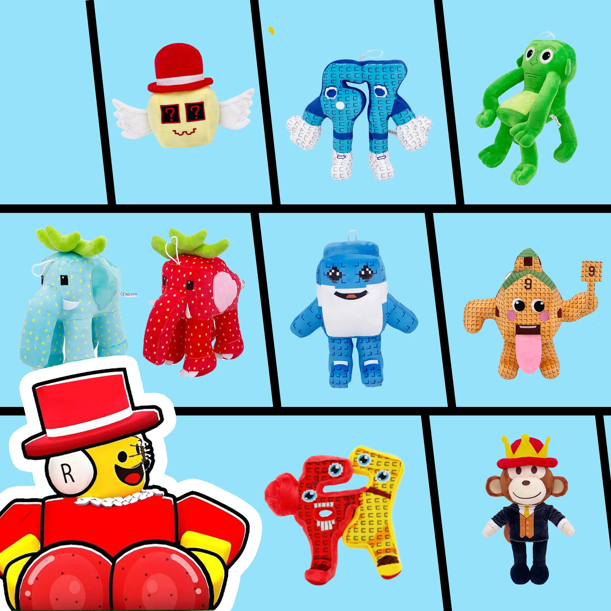 

Новинка 2026 года, плюшевая кукла Steal A Brainrot Sammy Jandel, клубничный слон, аниме, периферийные устройства, игрушка на Хэллоуин, Рождественский подарок