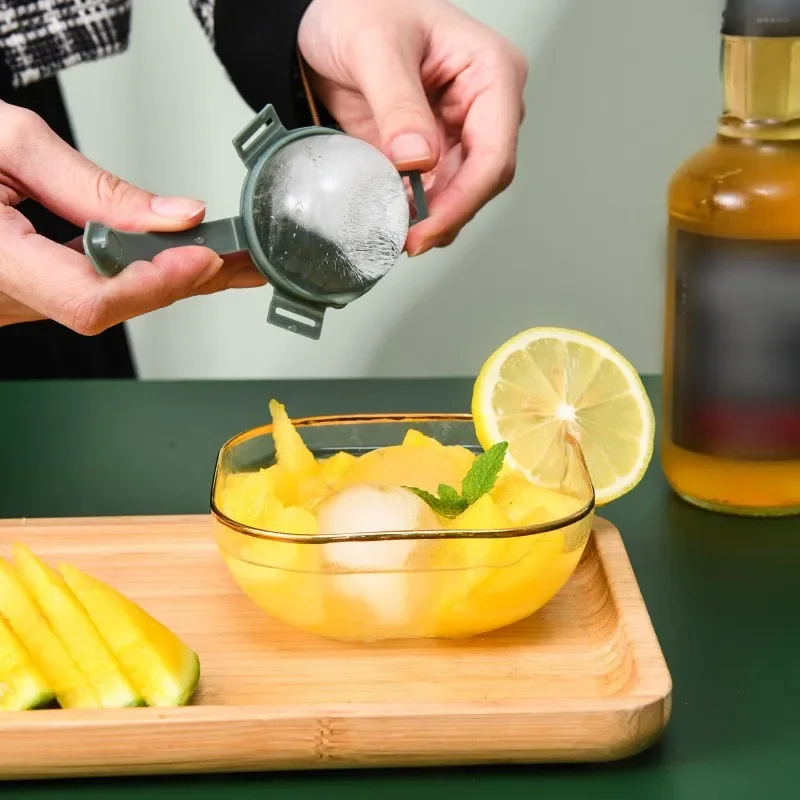 Boîtes à glace rondes en vrac, moule à boules de glace pour clics froids, broyeur à café, modèle de hockey sur glace, outils de cuisine