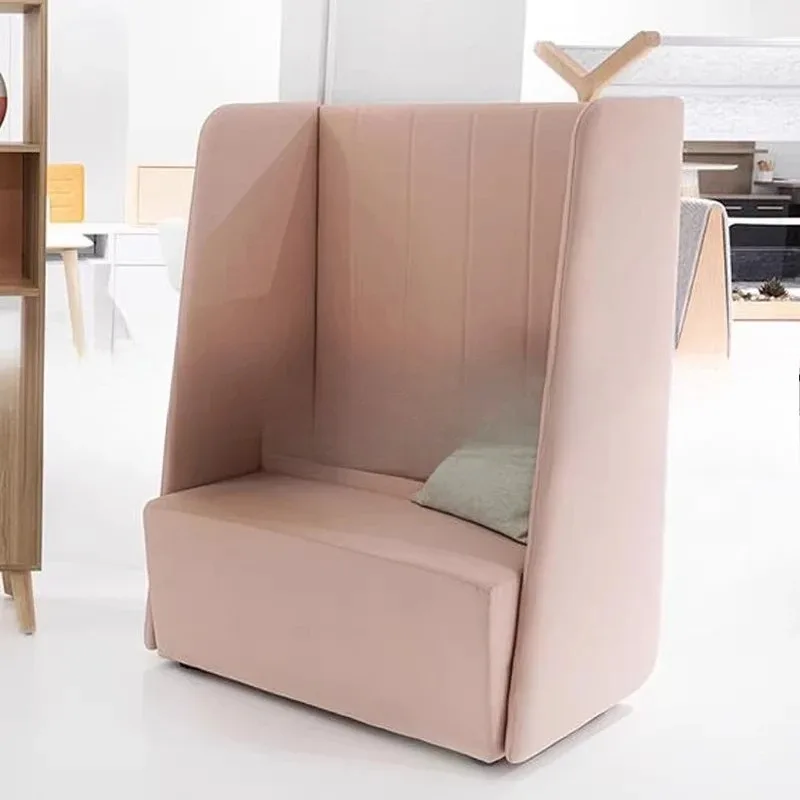 Modern simple beauty salon library tea room leisure single sofa