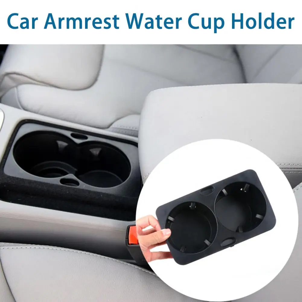 

Car Cup Holder Durable Easy to Clean ABS Vehicle Armrest Car Storage Box