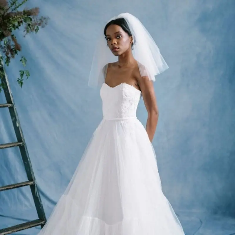 TOPQUEEN V26 Hochzeit Schleier Kurze Braut Schleier 2 Schicht Hochzeit Dekorationen für Braut Weichen Italienischen Tüll Schleier Hochzeit Freies Verschiffen