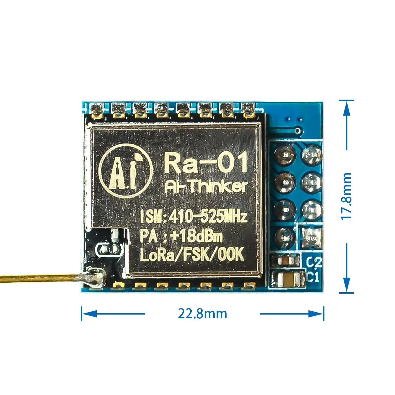 LoRa Module SX1278 Ai-Thinker 433M Wireless Spread Spectrum Transmission Ra-01 DIY Kit for Smart Meter Reading