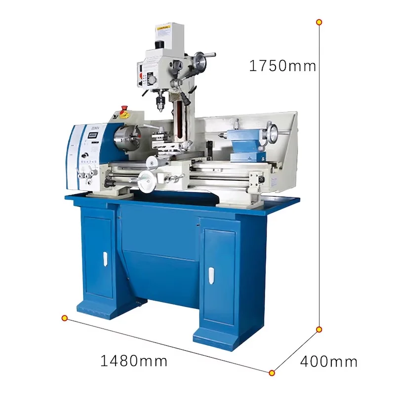 DIY BigPower Mini Metal Rotating Lathe, 750W 2500r/min Motor, Standardized children education