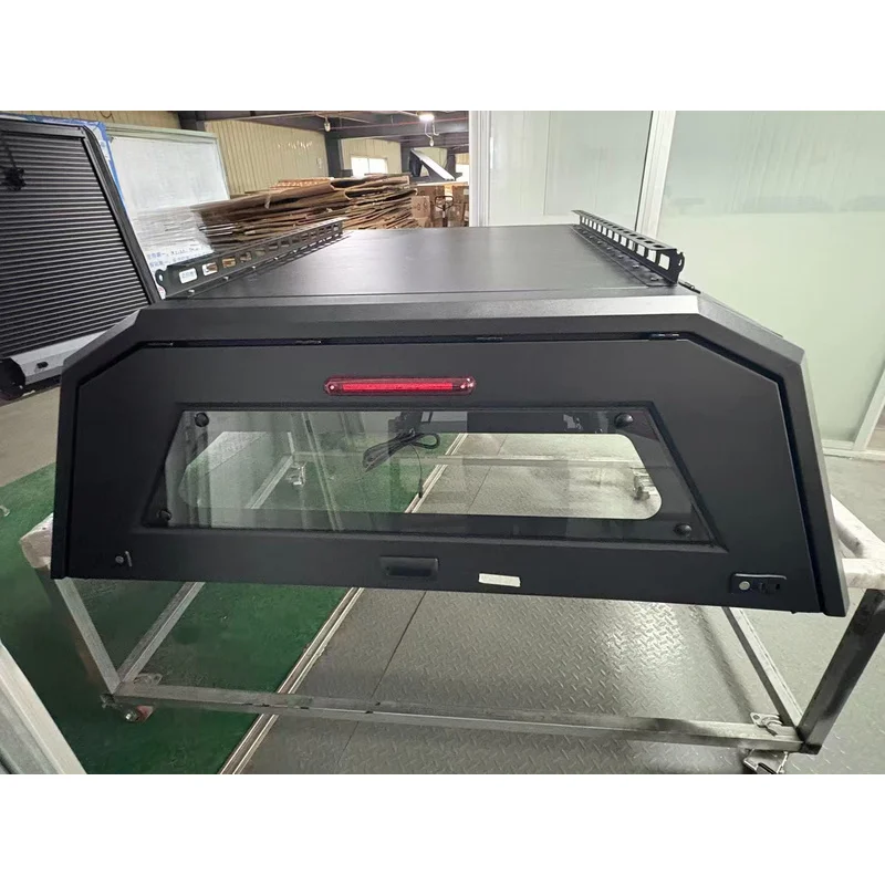 High Quality Durable Water Resistant Aluminum Alloy Hardtop Cover Easy Installation Cargo Protection Fit Pickup Trucks Auto Part