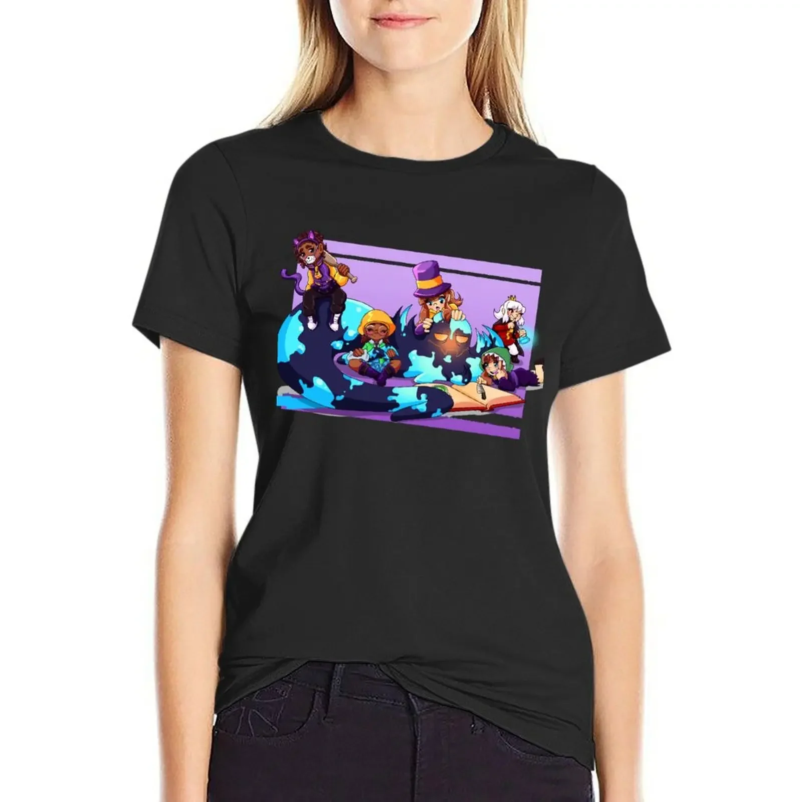 

A Hat in Time Party Mode T-Shirt funny blacks cute tops t shirt for Women
