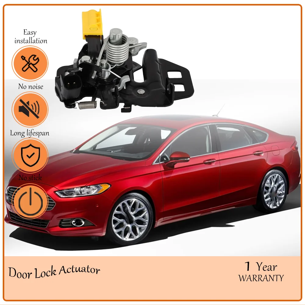 Front Hood Latch Lock Assembly Compatible with Ford Vehicles - Fusion 2013 2014 2015, Front Hood Lock oem DS7A16701DBEasy Insta
