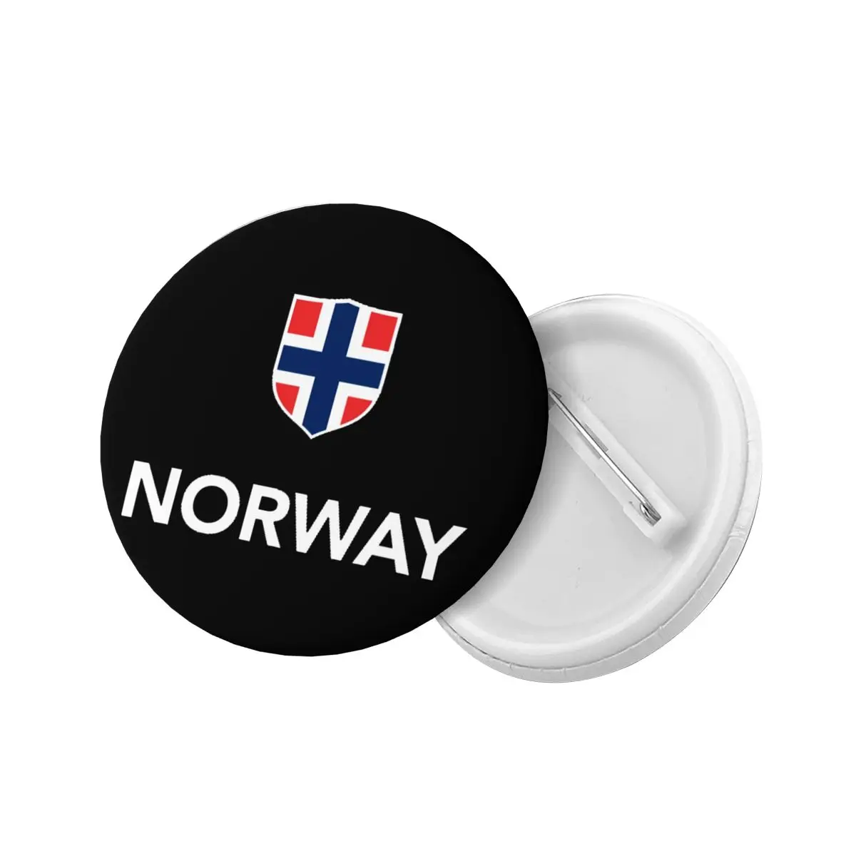 Norway Flag Pin Badge Norwegian Flag Hats Pinback Buttons Brooches Girlfriend Gift