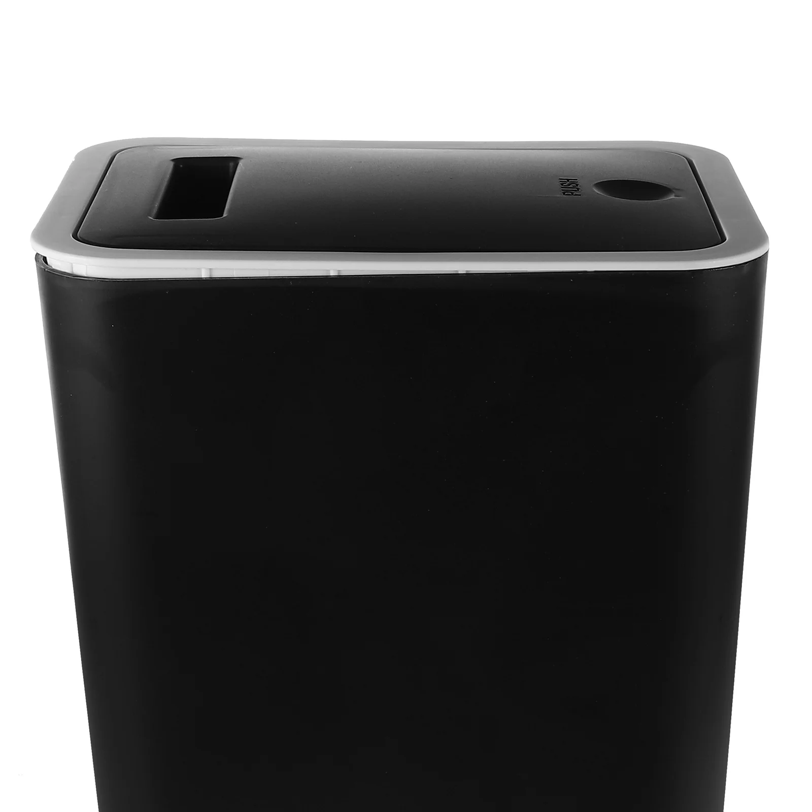 Narrow Trash Can 22x15.5x33cm Push Type Trash Can Kitchen Bathroom Food Trash Basket Bin Garbage Trash Basketpaper Bin Trash