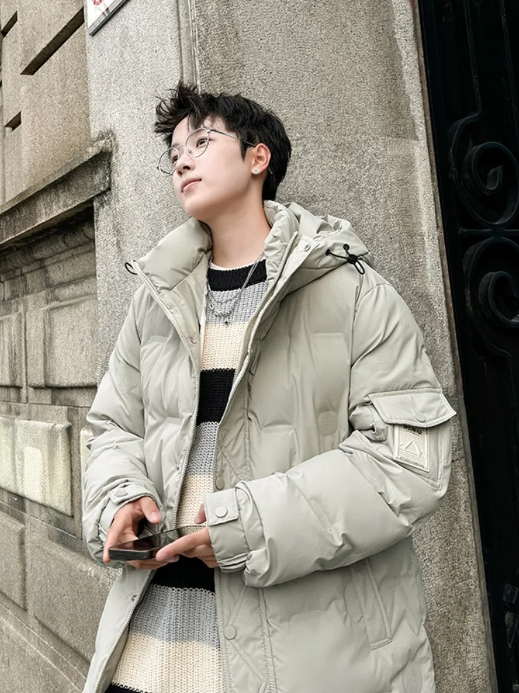 

Мужская пуховая куртка 2024: Новинка, молодежная, трендовая, свободного кроя, легкая, теплая, зимняя, морозостойкая