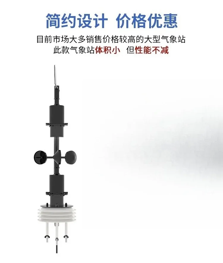 Windgeschwindigkeits- und Richtungssensor, Sender für den Außenbereich, spezielle Messung für die landwirtschaftliche Umweltüberwachung