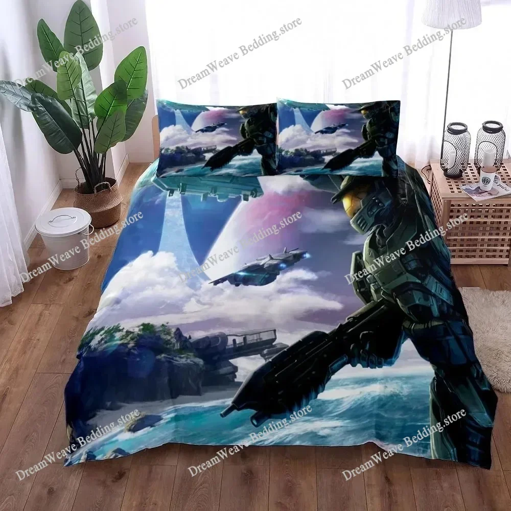 Knight Flame Luxury Bedding Set Japan Anime Cartoon Duvet Cover Set Comforter Bedspread Twin Single Size Printed Home Textile
