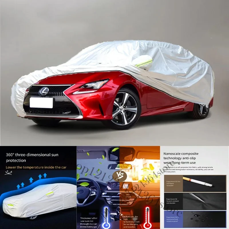 For Lexus-RC-210T- Auto Anti snow Anti dust Anti-uv Anti peeling paint And Anti Rainwater 210t car cover Car cover protection