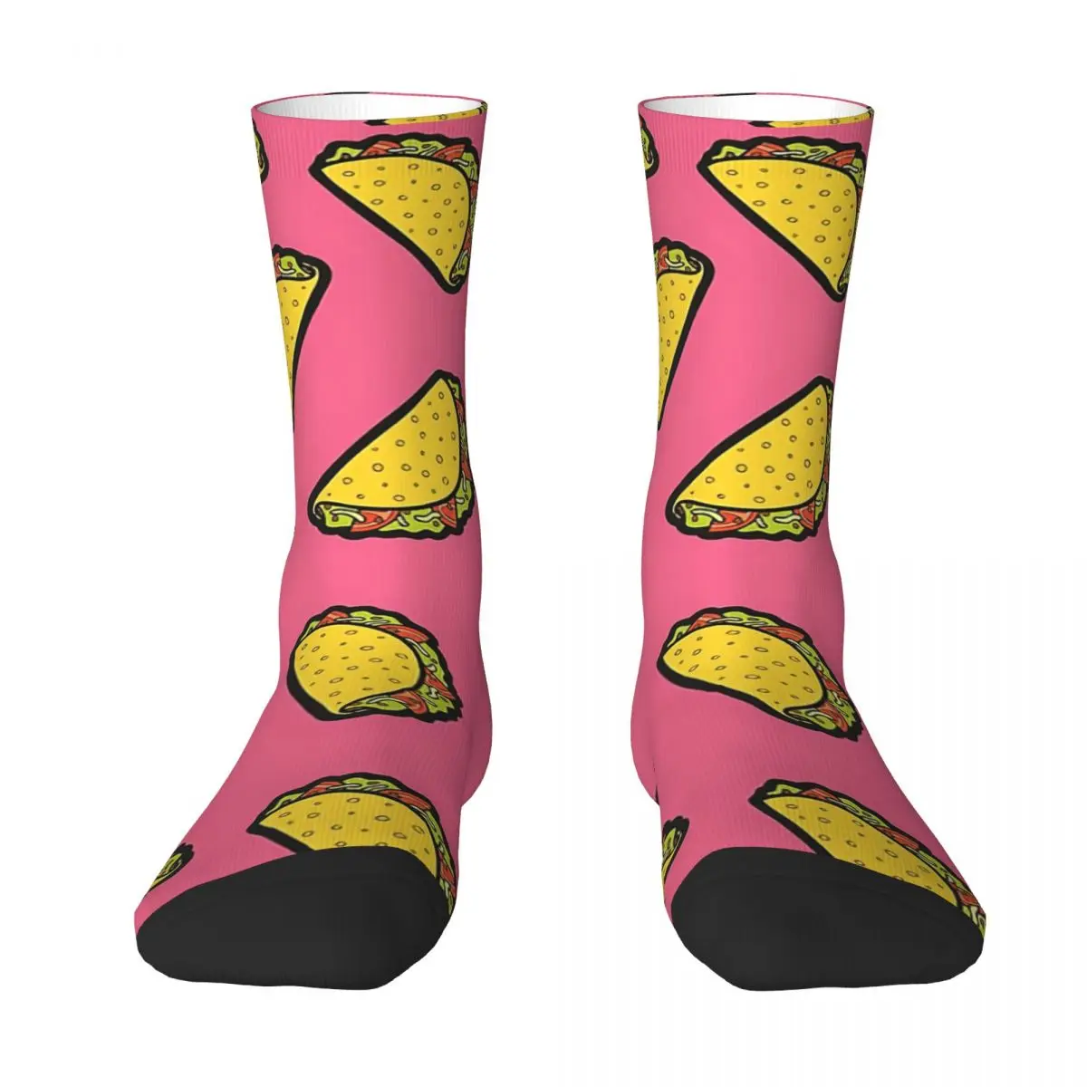 

It's Taco Time! In Pink! Adult Socks,Unisex socks,men Socks women Socks