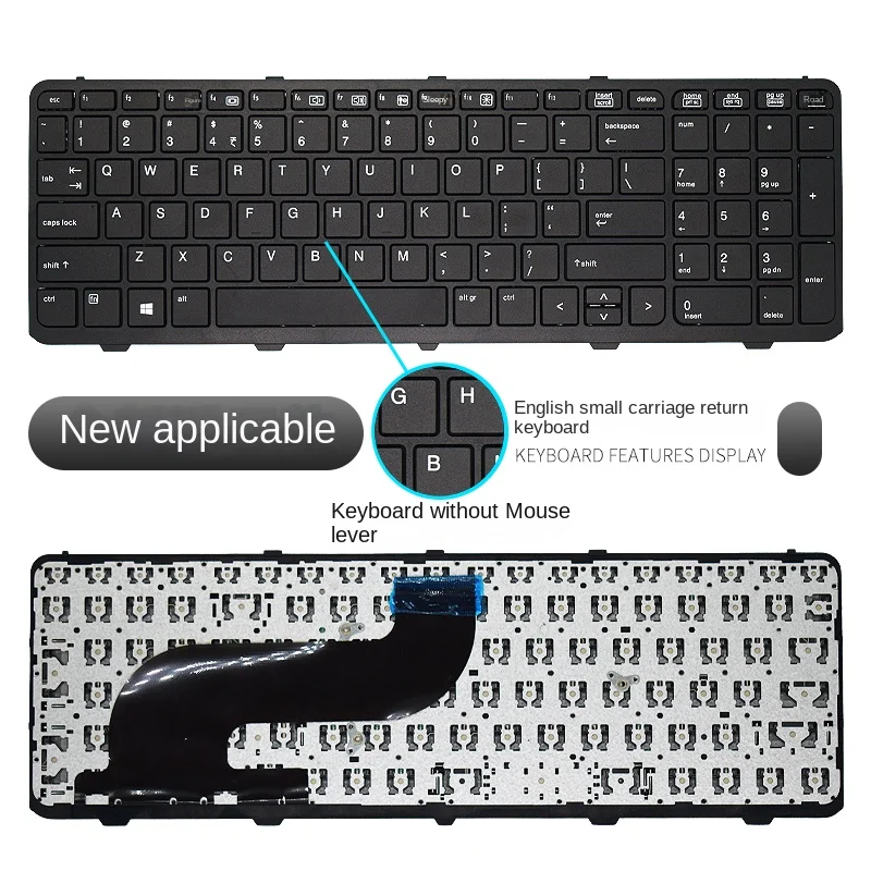 

Подходит для клавиатуры ноутбука HP Probook 650 G1 655 G1/650 G2 655 G2