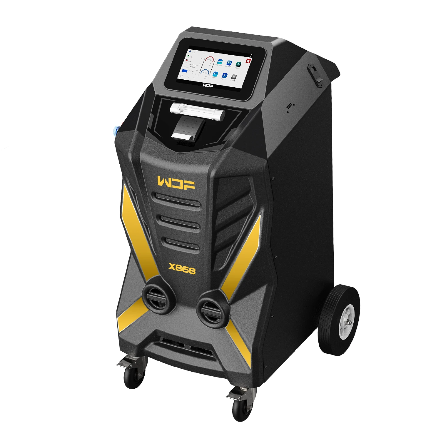 Recovery and Refilling Equipment - Pipeline Cleaning - Includes Printer X868 Car AC Machine - Automatic R134a Refrigerant