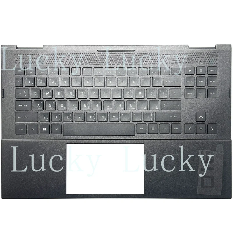 f   Laptop Keyboard&PalmRest For HP OMEN 16-B M62260-171 with RGB backlit Arabia AR