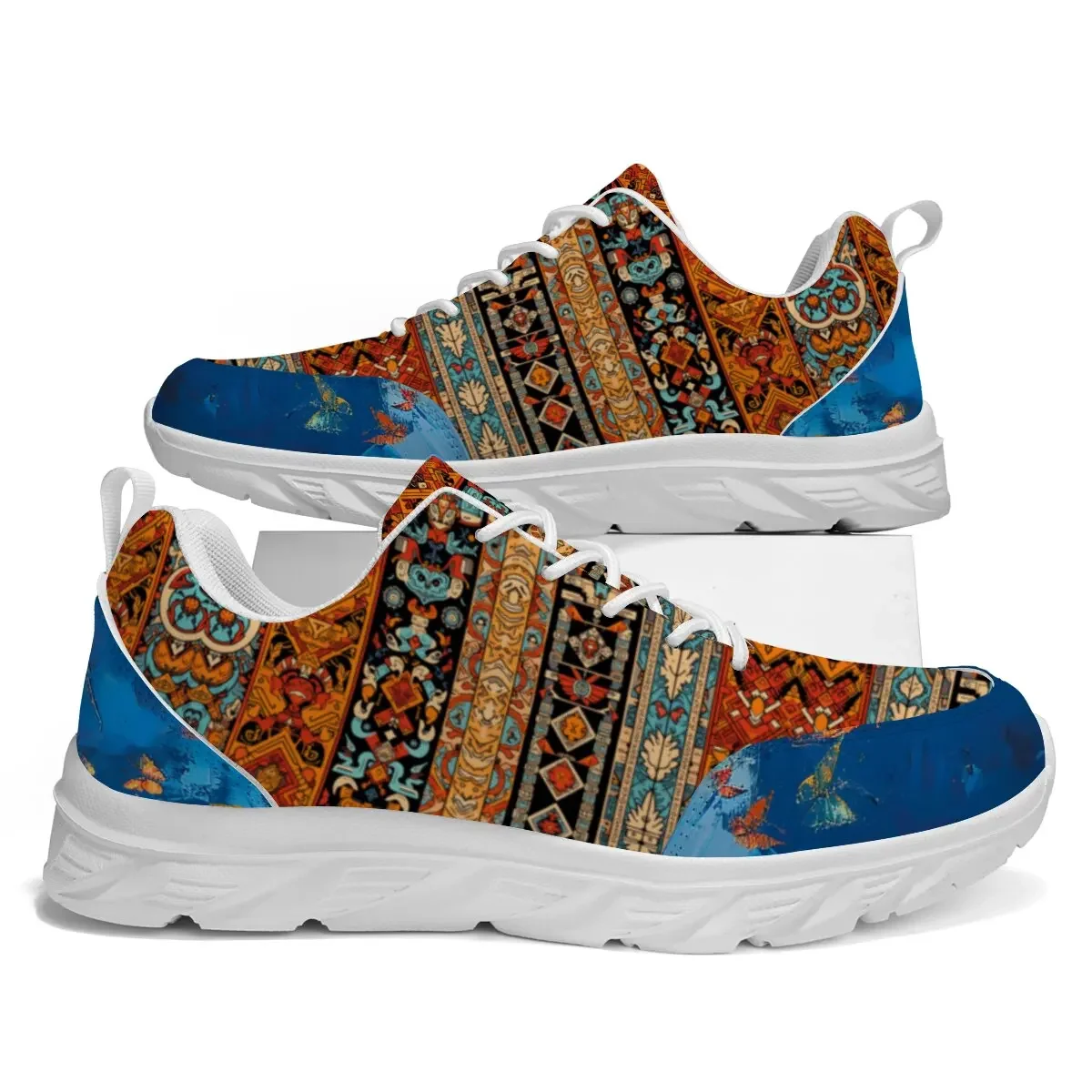 New Custom-made Low-cut Lightweight and Casual Flat Two-color Soft-soled Fly-woven Breathable Halloween Gift Sports Shoes