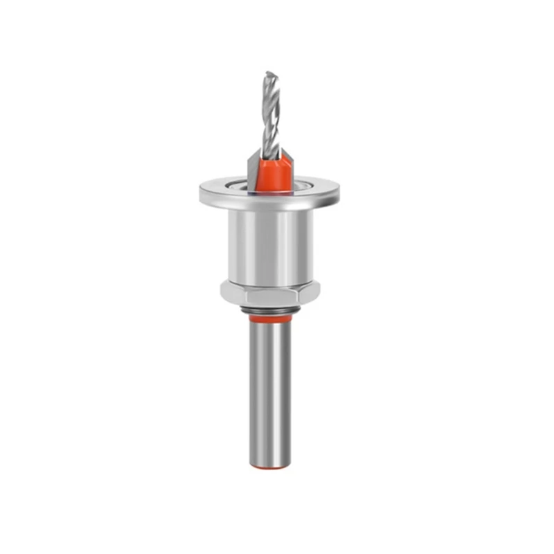 원추형 드릴 비트 리미터 드릴링 비트 구멍 작업 목공 드릴 비트 8mm 라운드 생크 2.8-4mm 직경 Dropship