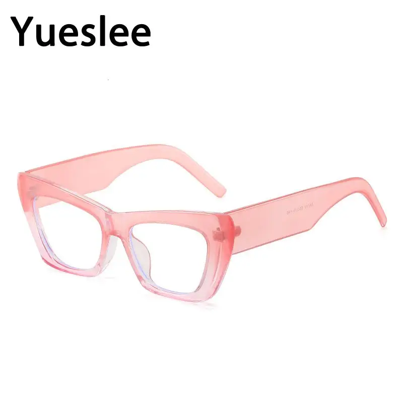 R56897 gafas para presbicia de Color degradado a la moda para mujer, gafas de lectura con empalme colorido de ojo de gato, dióptricas + 50 + 150 + 300