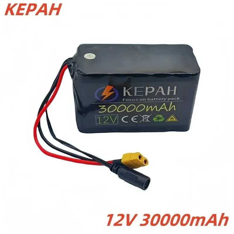 3S6P 12V 30000mAh Lpega 18650 Rechargeable Lithium‑Ion Battery Pack For Motorcycle Sprayer & Multi‑Purpose Equipment