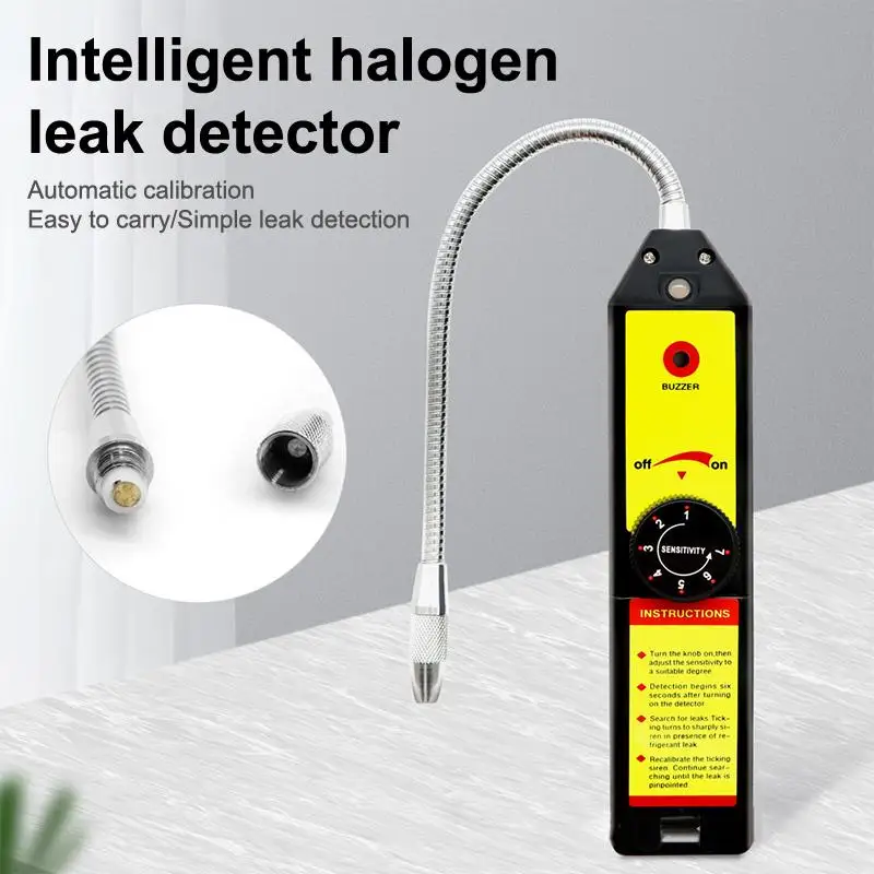 كاشف تسرب المبردات والهالوجين الاحترافي WJL-6000 لـ HVAC R22 R410A R134A R1234YF.