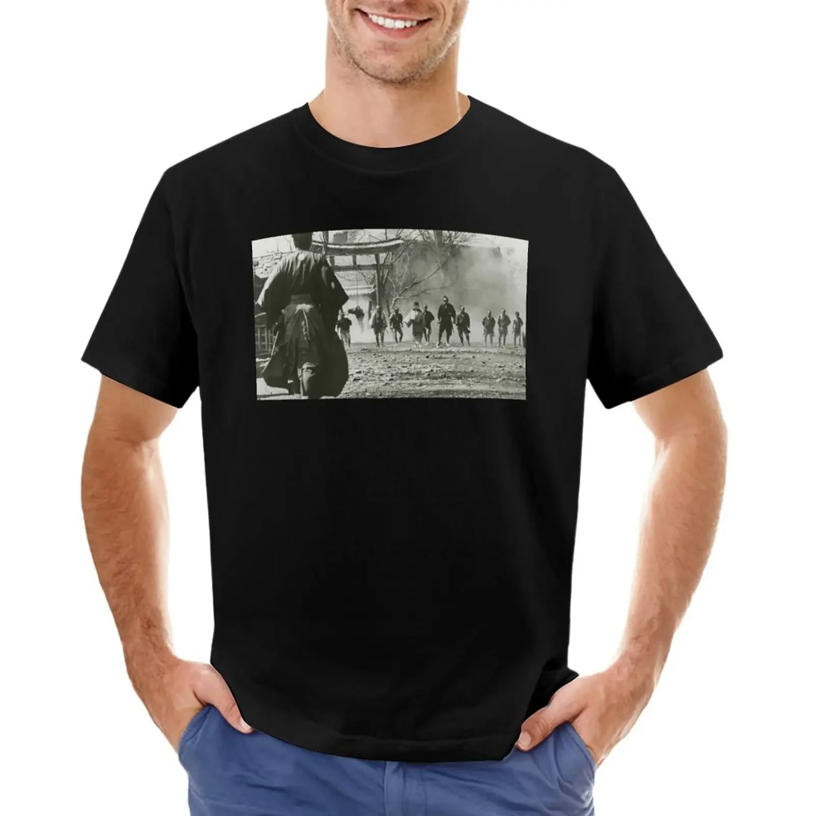 Akira Kurosawa Yojimbo T-Shirt vintage quick-drying t shirt men