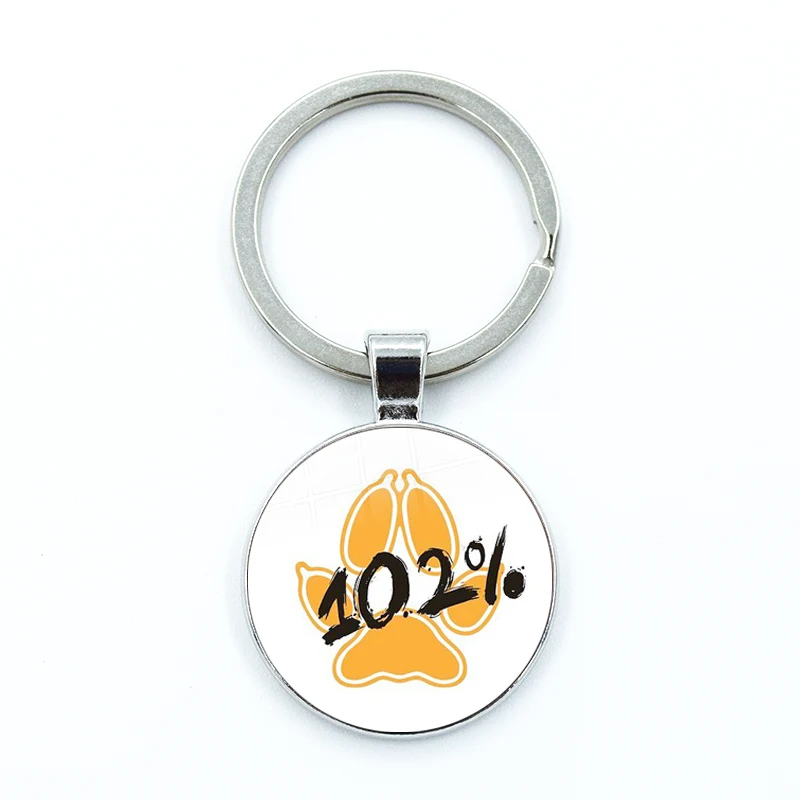 New The Foxhole Court Foxes Palmetto State,Because You Don Know How To Die Glass Pendant Keychain Jewelry Charm Bag Souvenir