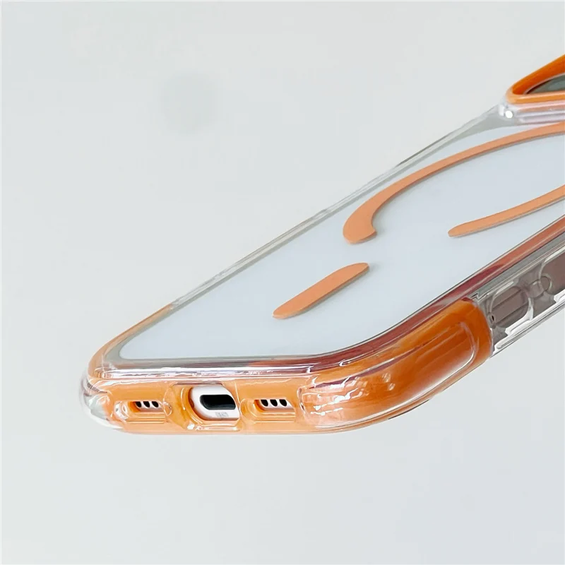 Picture 7: Original Airbag Anti-drop Clear Magnetic Suction Case For iPhone 17Pro 16 16Pro 17Pro Max for Magsafe Wireless Charging Cover