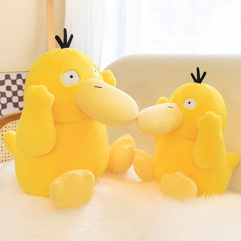 

25-60cm Kawaii Anime Psyduck Pokemon Plush Toys Cartoon Duck Soft Doll Stuffed Animals Pillow Birthday Gifts for Baby Room Decor