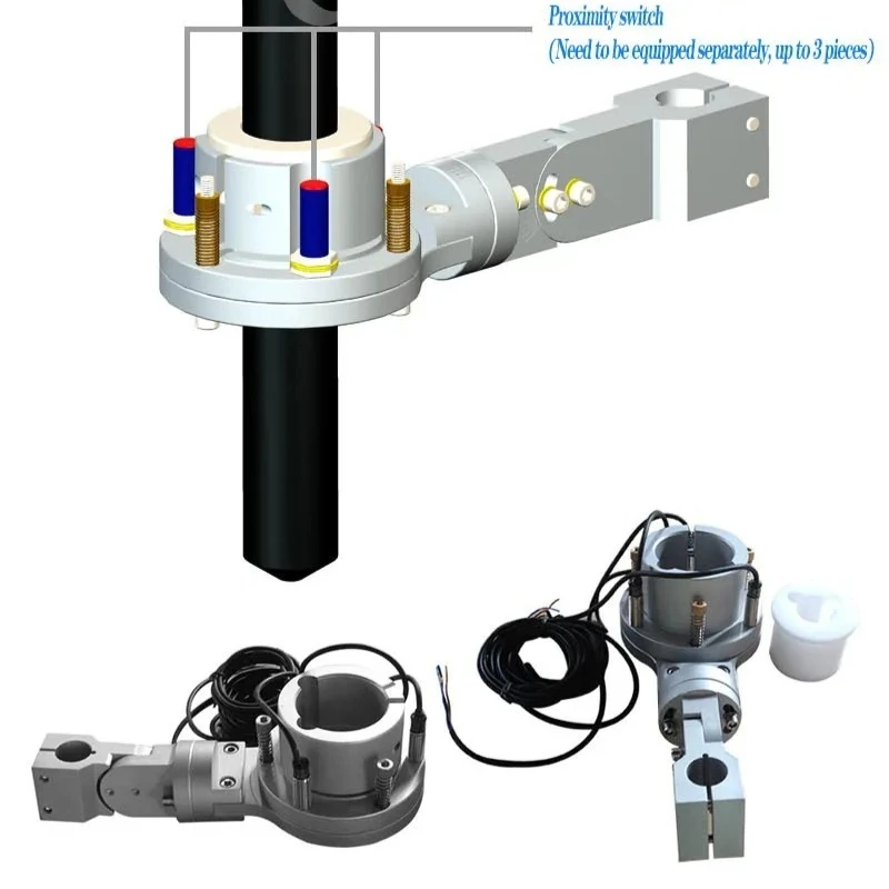 25-35MM Anti-Collision Torch Clamp Holder Heavy Duty Flame Plasma Fixture Portable Mount Bracket for CNC Cutting Machine