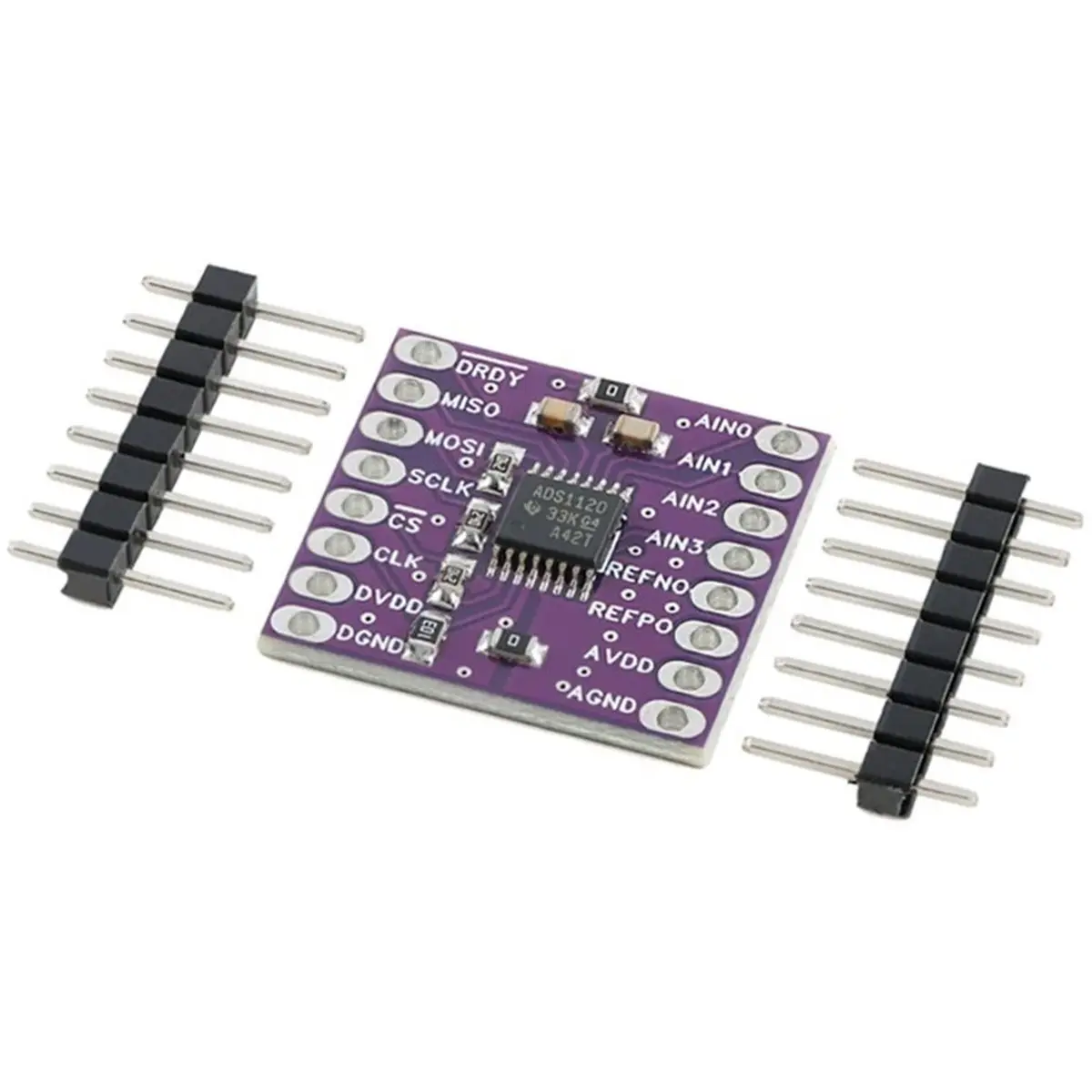 update. ADS1220 ADS1120 ADC 24 Bit Converter Module I2C Low Power 24 Bit Analog-to-Digital Converter for Arduino 5pcs