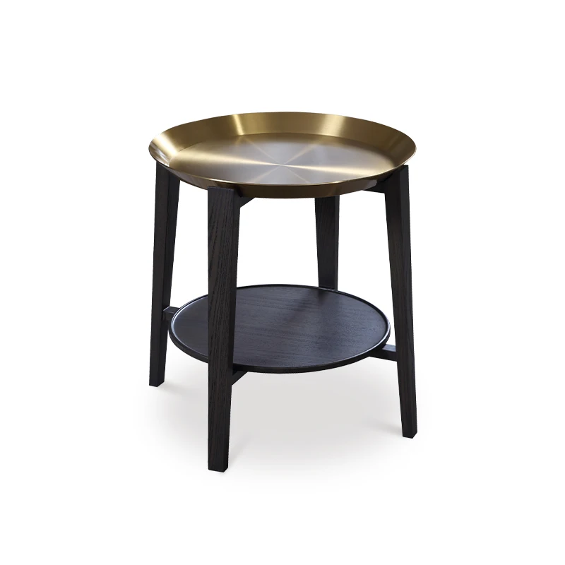 

Minimalist Light Luxury Side Table Mini Modern Small Coffee Table round Table Creative