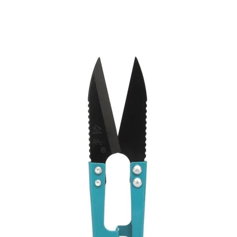 High Quality  U Shape Sewing Scissors Professional Small Sharp Trimming Sewing Scissors DIY Stainless Steel Cutting Tread Tool