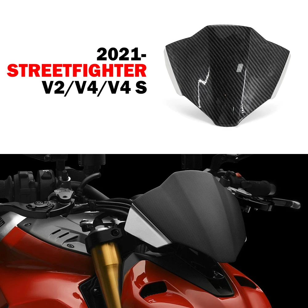 

Аксессуары для ветрового стекла Ducati Streetfighter V4 S V2 2021 2022 2023, защита ветрового стекла из АБС-пластика