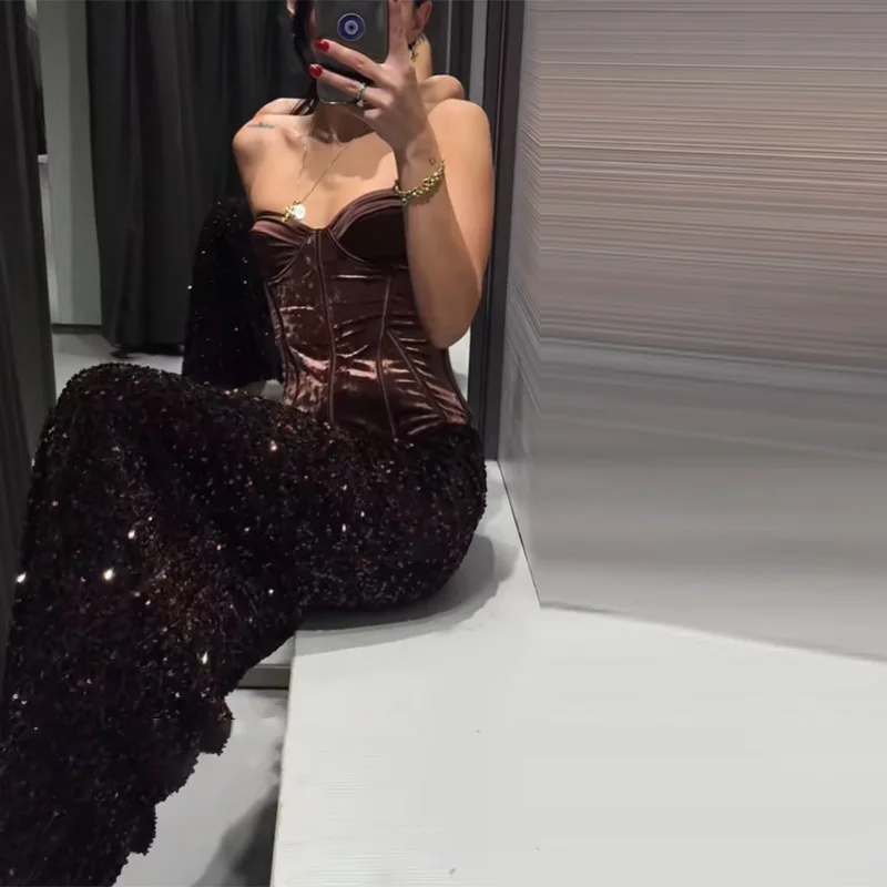 مشد مخملي عتيق للحفلات هوتي أنيق متواضع أنيق المصممين سيدة مثير بلايز الاتجاه موضة الصيف المرأة Y2k ملابس الشارع