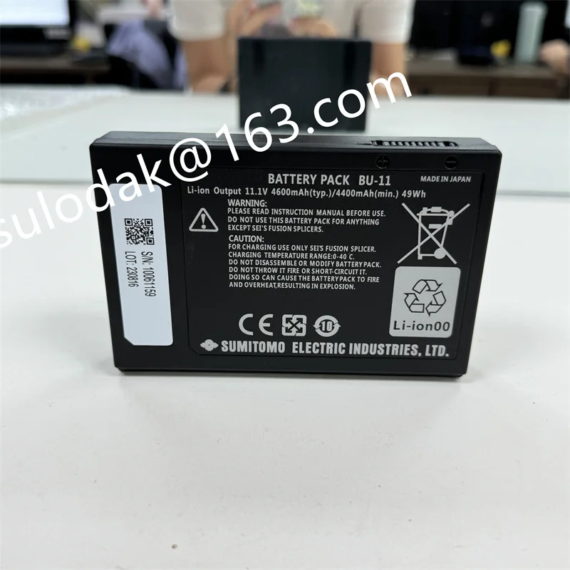 

Original Sumitomo BU-11 BU-16 battery for Type-71C Type-81C Type-82C T-71M T-81M Q101 71C 72C 81C 82C Z1C Z2C Fusion Splicer