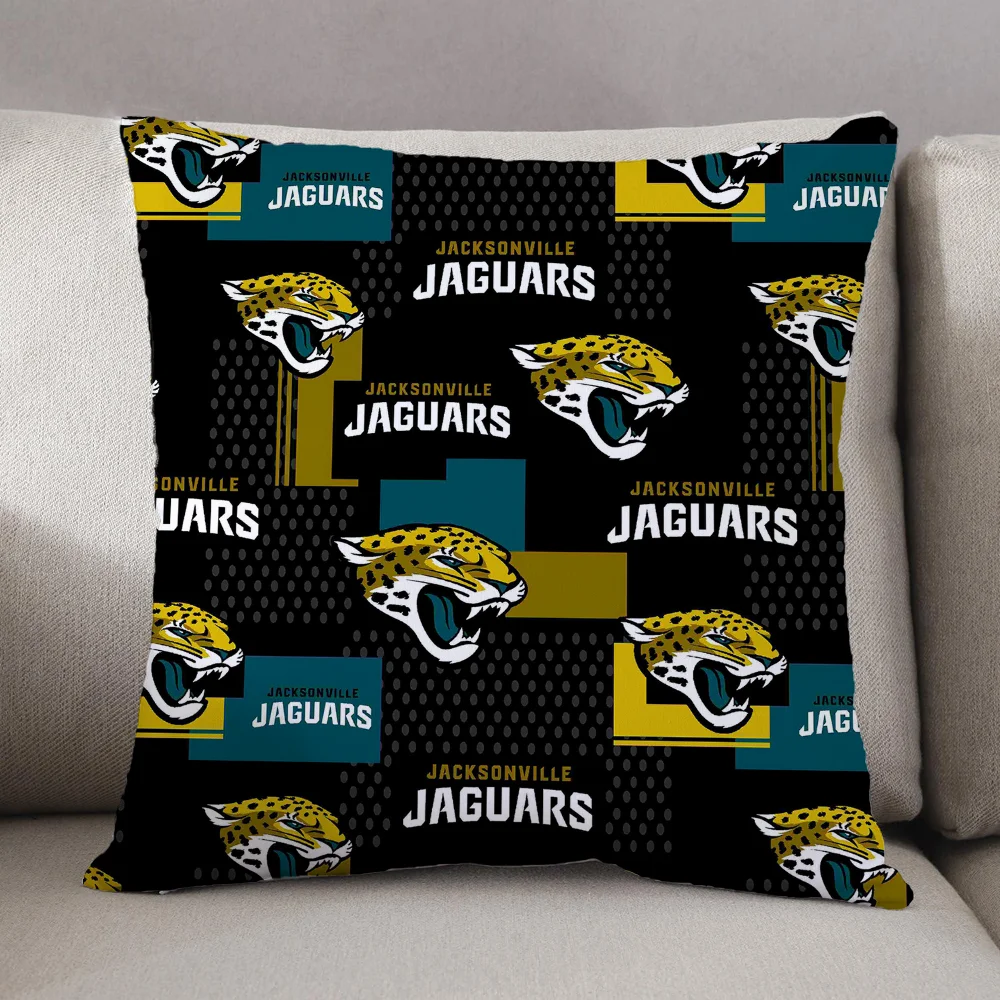 Luxury Living Room Decoration Jacksonville Jaguars Personalized Gift Cushion Covers Throw Pillow Covers Decorative Cushions Home