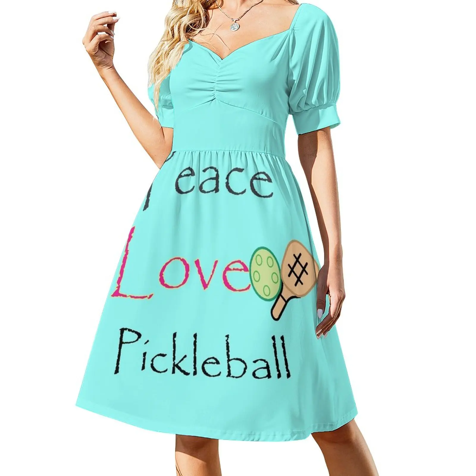 

Pickleball shirt, Peace love pickle, funny Pickleball, Pickleball vintage, Pickleball Designs Sleeveless Dress