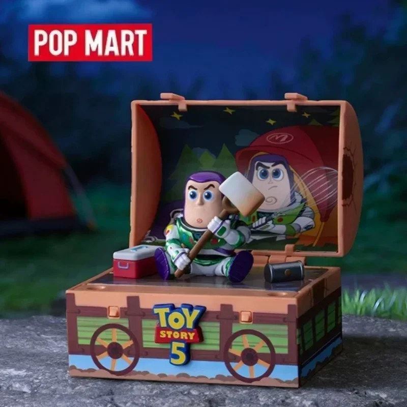 POP MART Toy Story 5 Kawaii Anime Blind Box Action Figures - Surprise Mystery Dolls Collectible Toys for Girls Disney Pixar
