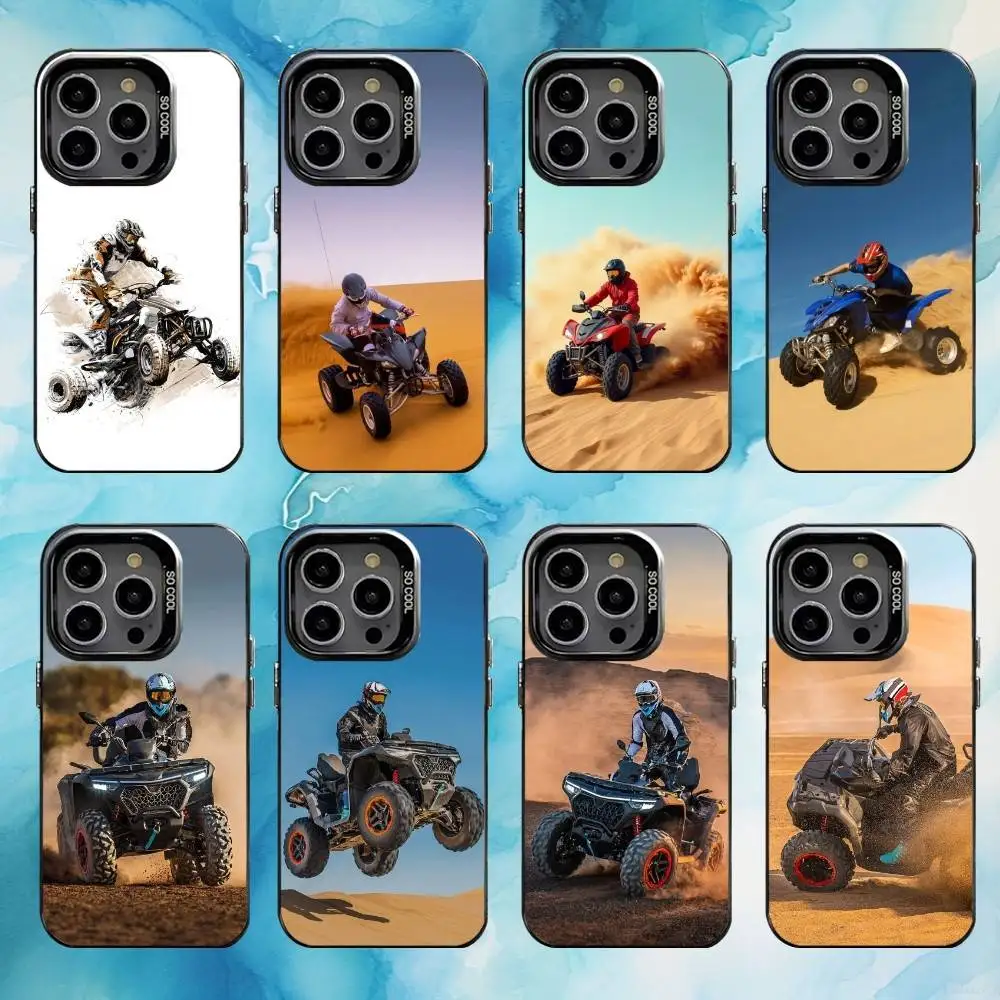 

Desert Adventure A-ATV-V Phone Case For iPhone17,16,15,14,13,12,11 Plus,Pro Max Black Candy silver phone case