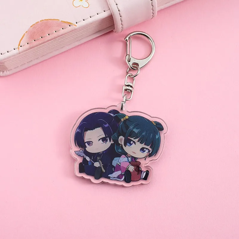 1/8Pcs Anime The Apothecary Diaries Acrylic Keychain Cute Backpack Pendant Funny Bag Charms Accessories Decoration Holiday Gifts - view 6