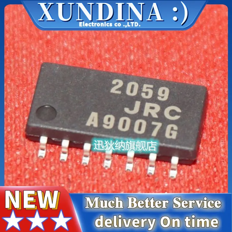 

10 шт./лот NJM2059M SOP14 JRC2059 Новый и оригинальный IC