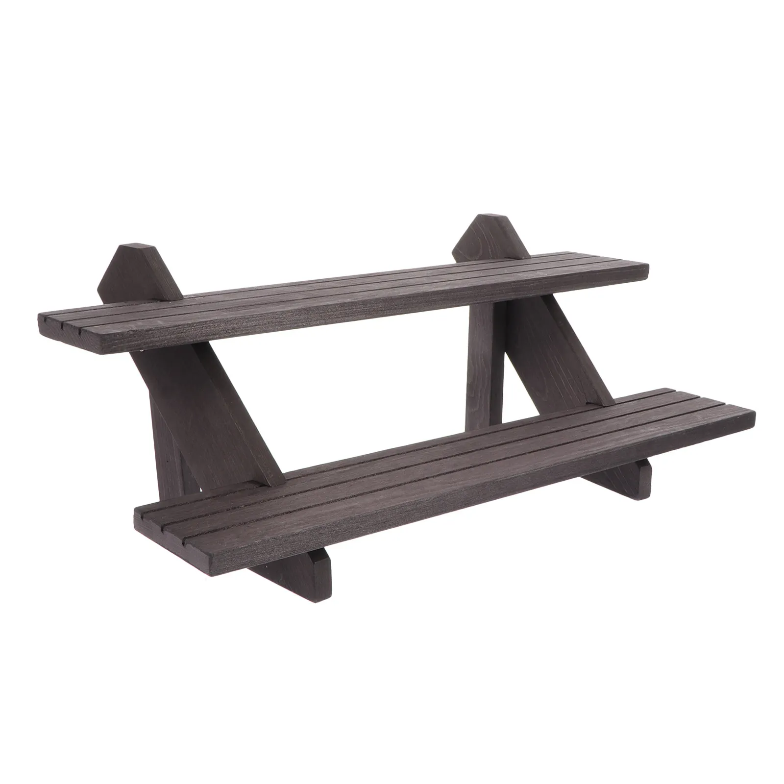 

Высококачественная деревянная подставка для украшений, многоуровневая разборная подставка для хранения колец, серег, браслетов, декор для дома