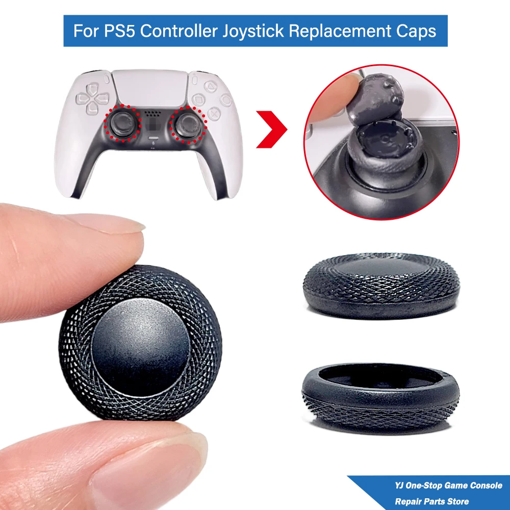 

4/10pcs Replacement Thumbstick Caps for PS5 Controller, Anti-Slip Anti-Sweat Silicone Joystick Caps, Wear-Resistant Stick Cover