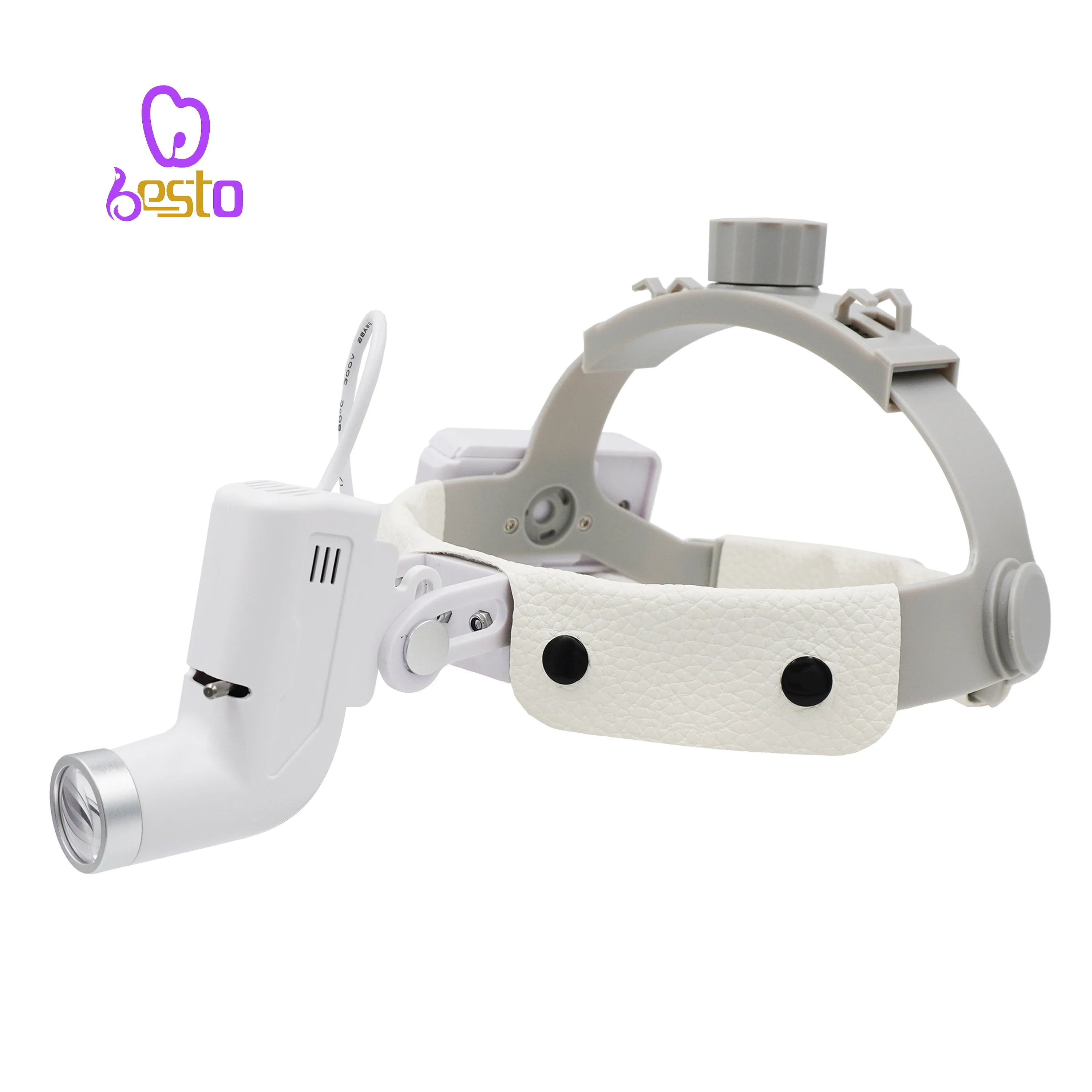 

den tal Loupe LED Surgical Loupes Spotlight White Headband Lamp Rechargeable Headlight for Medical Dentist