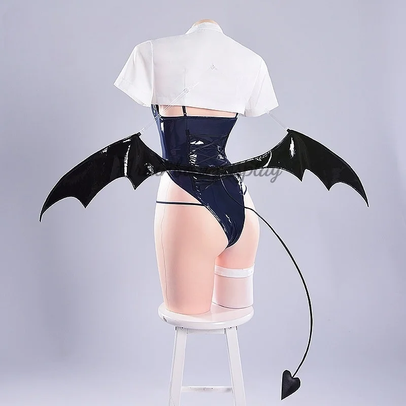 71rainbow Cosplay Succubus Nurse Cosplay Costume Female Outfits Sexy Lingeries Jumpsuits Costumes Cosplay view 4