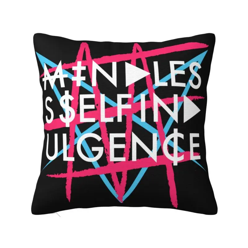 

Custom Msi Mindless Hip Hop Punk Rock Self Indulgence Pillow Case Electro Nordic Cushion Cover Soft Pillowcase