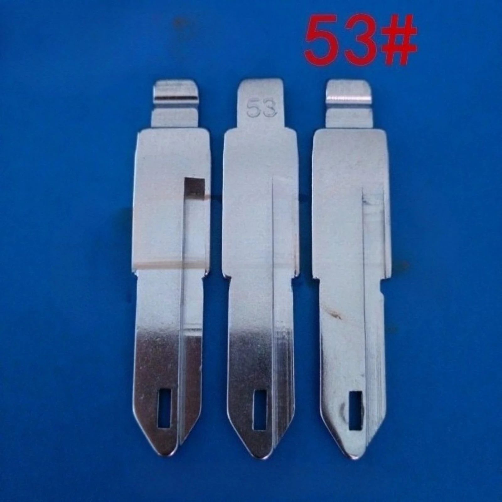 

10шт 53 # Металлический ключ NE72, пульты дистанционного управления, заготовка для автомобильного ключа для Peugeot 206 207 Citroen Renault для keydiy KD xhorse VVDI JMD