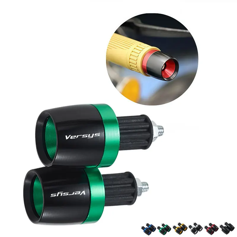 

Motorcycle Handlebar Grips Ends Handle Bar Cap End Plug For Kawasaki Versys 650 1000 X300 300 650cc 1000se Versys650 Versys1000