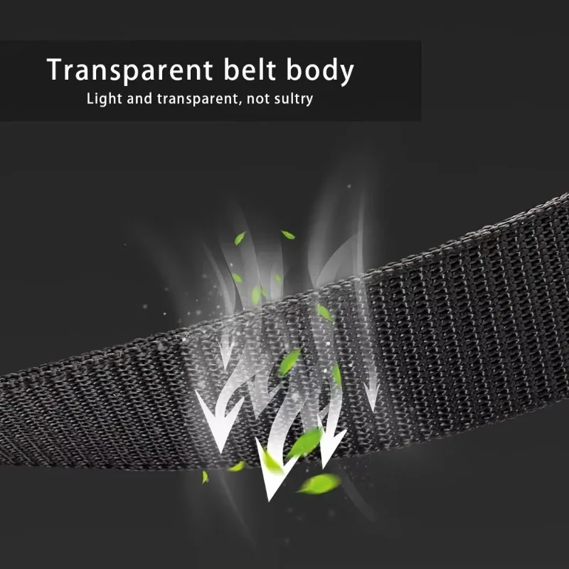 نمط جديد الرجال حزام النايلون تنفس أحزمة للرجال كاوبوي تصميم حزام في الهواء الطلق عادية التكتيكية حزام خصر الجينز الملحقات ﻿